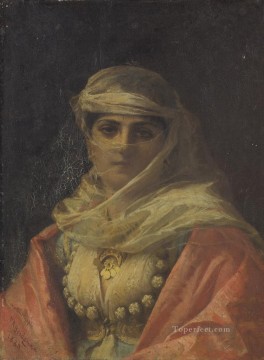 A TURKISH BEAUTY Frederick Arthur Bridgman Oil Paintings
